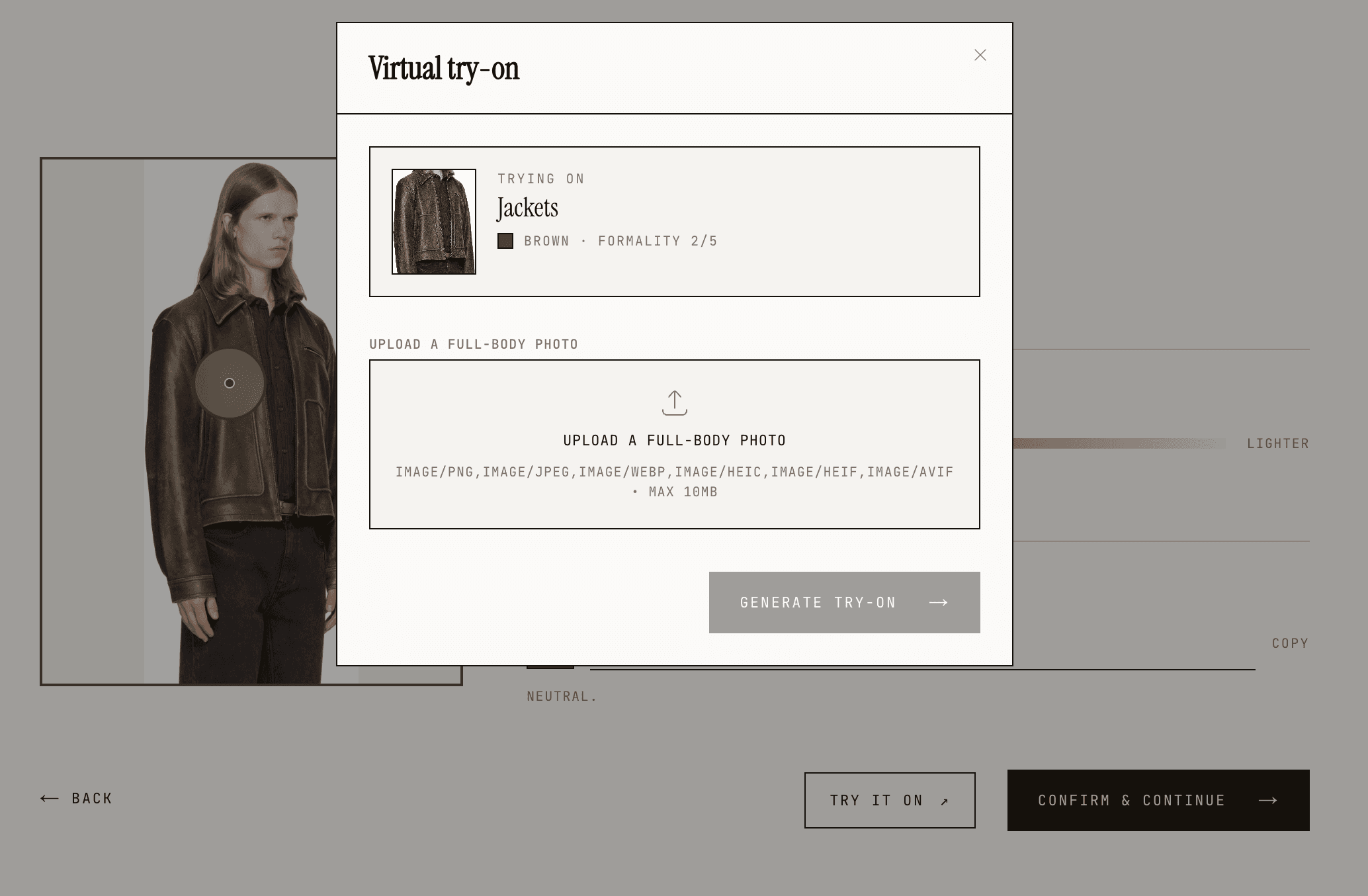 Try it on with AI in Style It Yourself